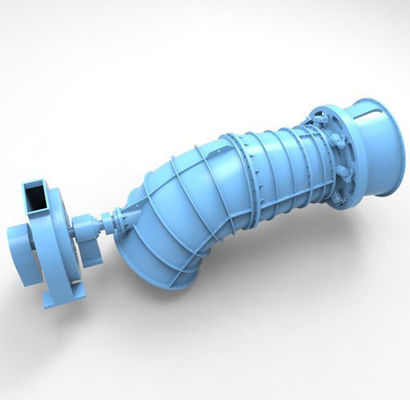 kwaliteit  Stainless Steel Or Carbon Steel Tubular Head Low Water Hydro Turbine Generator fabriek