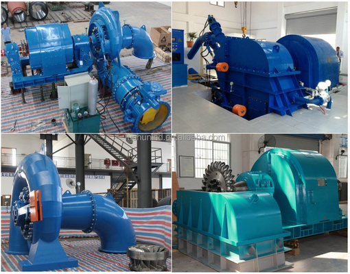 Stainless Steel (06Cr13Ni4Mo) Water Generator For Small Hydro Power Plant / Water Turbine Generator Unit