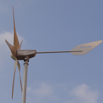 Wind System 800W 48V Wind Turbine Generator With 5 Blades , Low Start Wind Speed